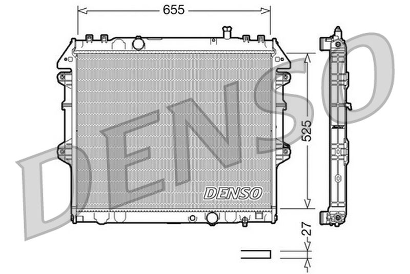 Denso Radiator DRM50039