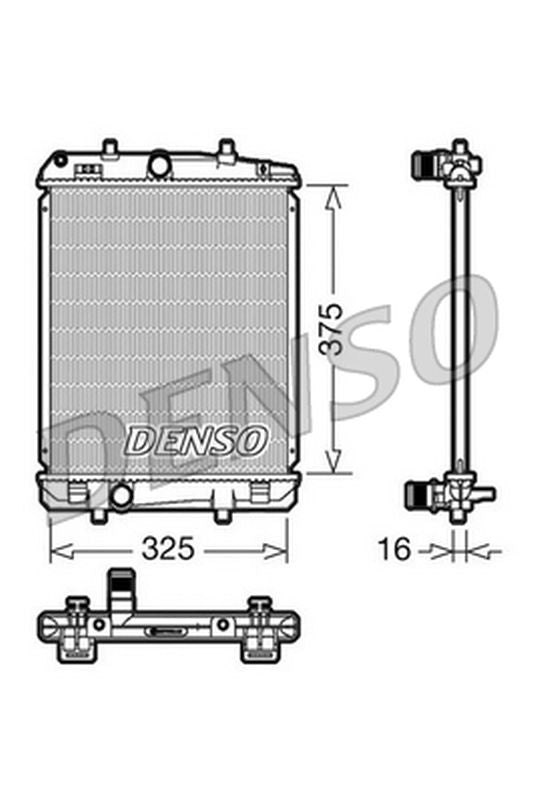 Denso Radiator DRM50040