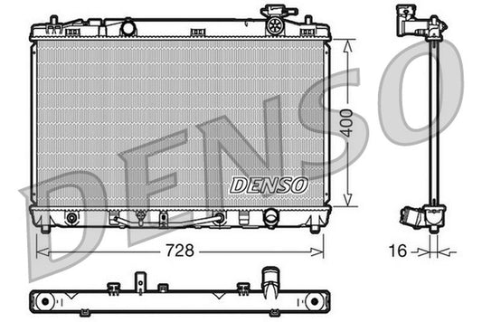 Denso Radiator DRM50041