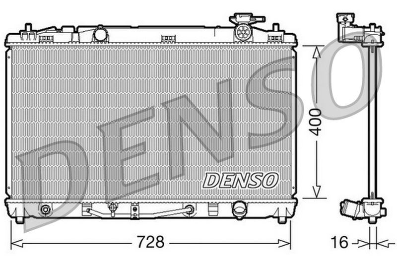 Denso Radiator DRM50042