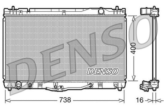 Denso Radiator DRM50043