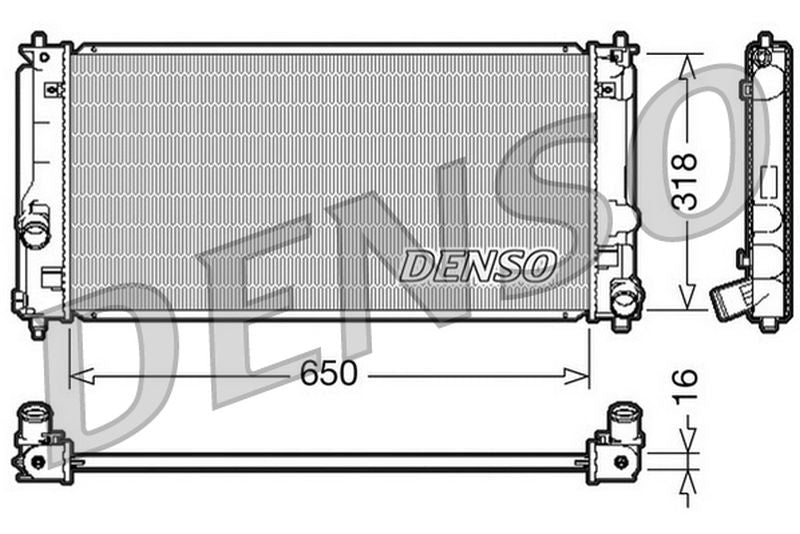Denso Radiator DRM50044
