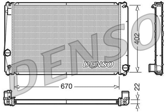 Denso Radiator DRM50053