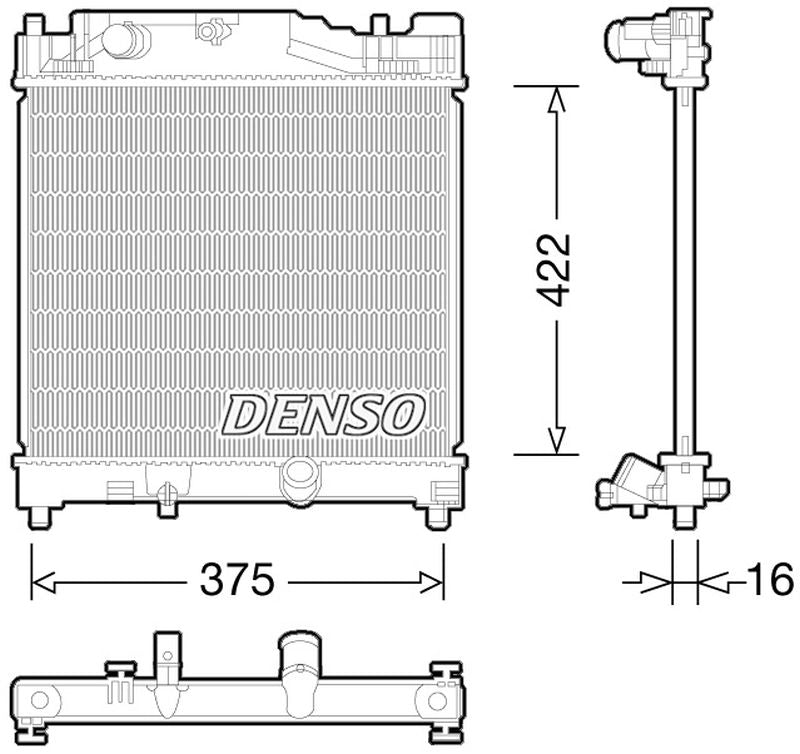 Denso Radiator DRM50056