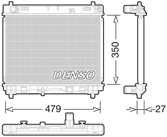 Denso Radiator DRM50058