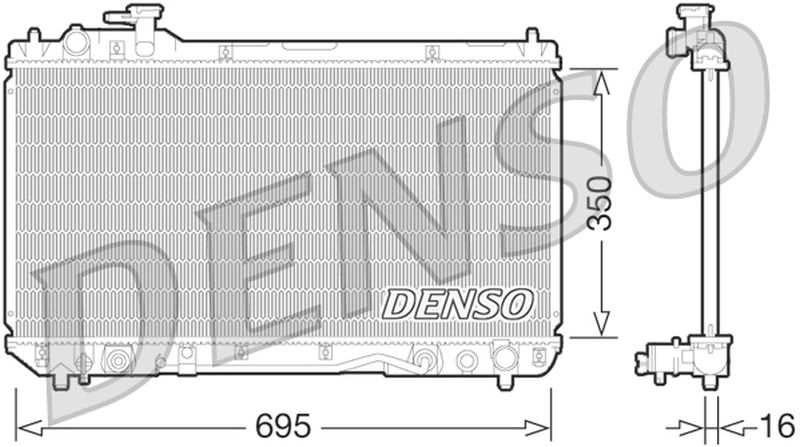 Denso Radiator DRM50061