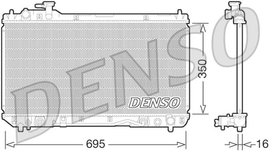 Denso Radiator DRM50061