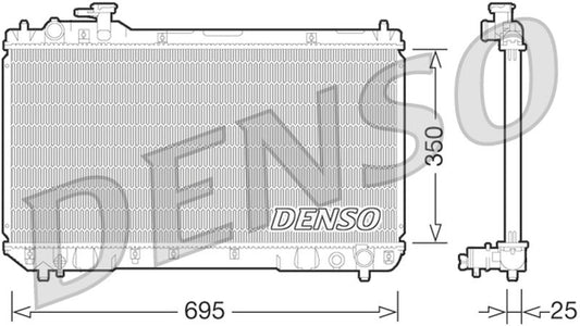 Denso Radiator DRM50062