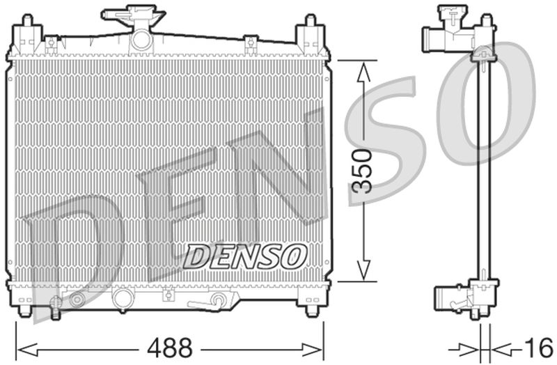 Denso Radiator DRM50066