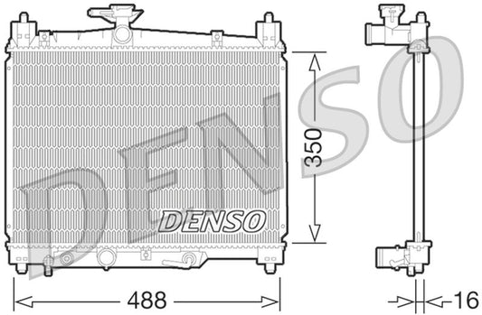 Denso Radiator DRM50066