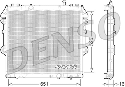 Denso Radiator DRM50069