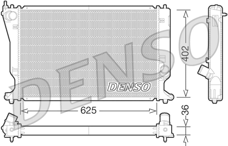 Denso Radiator DRM50073