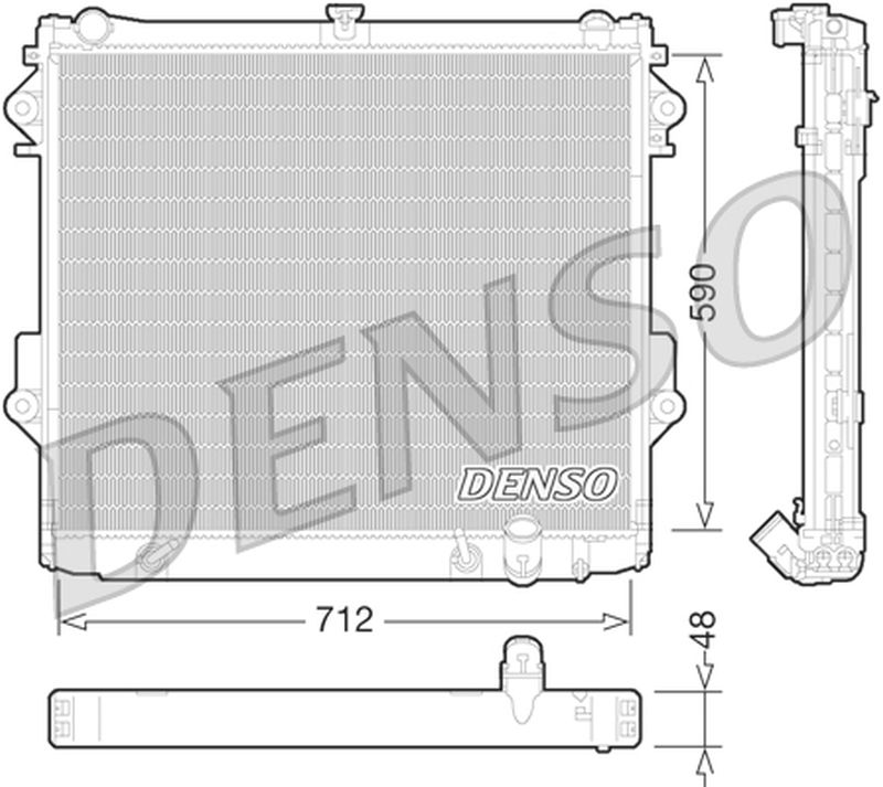 Denso Radiator DRM50074