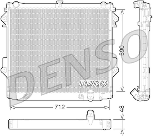 Denso Radiator DRM50074