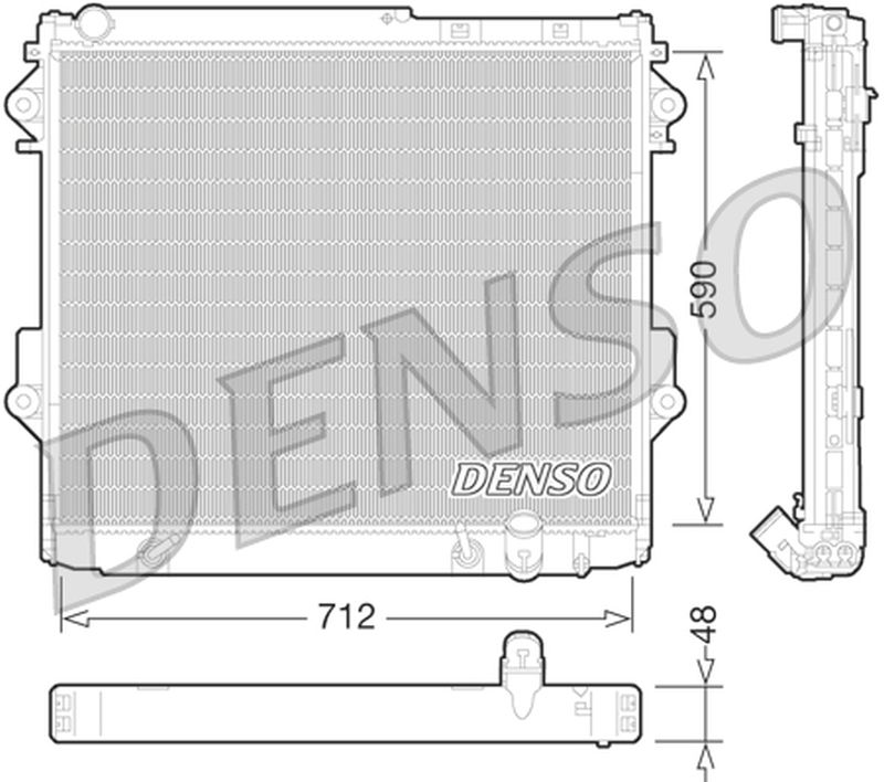 Denso Radiator DRM50075