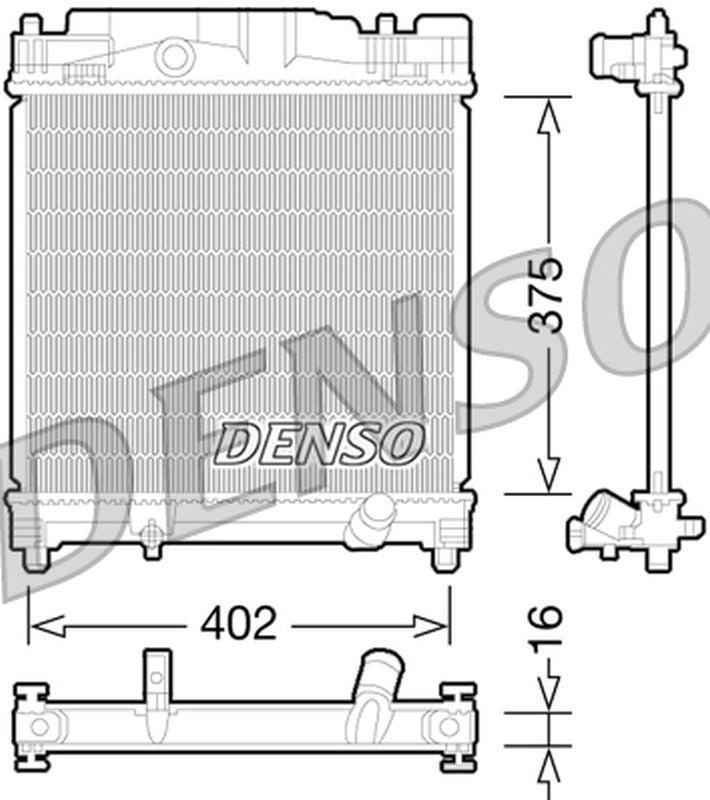 Denso Radiator DRM50077