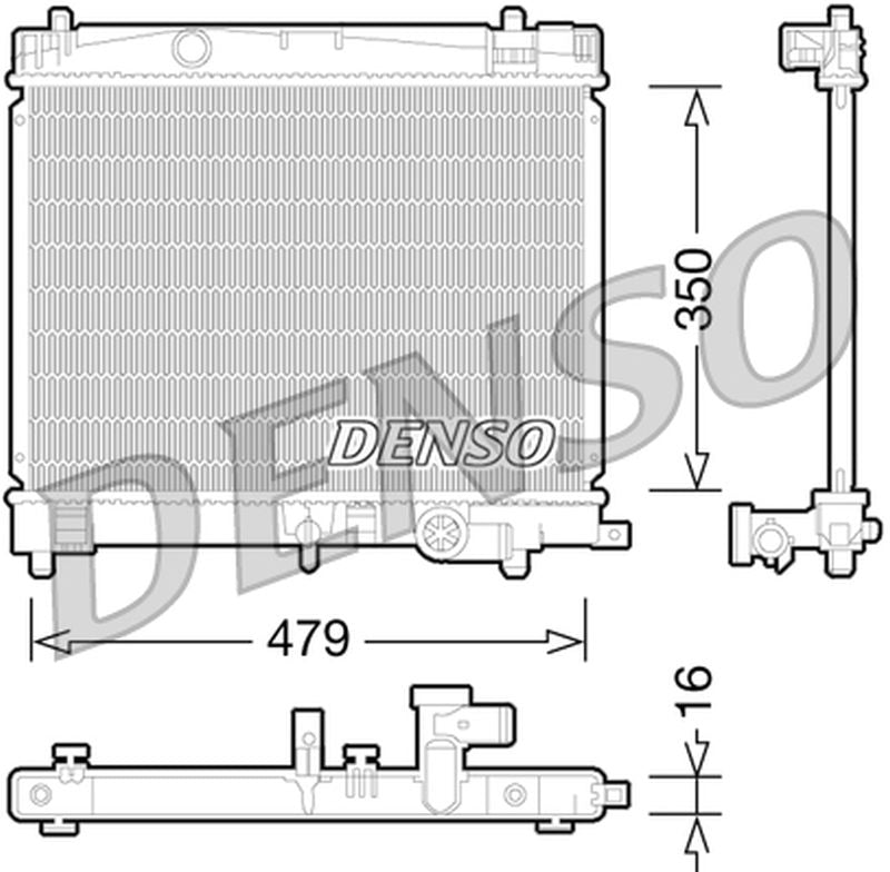 Denso Radiator DRM50078