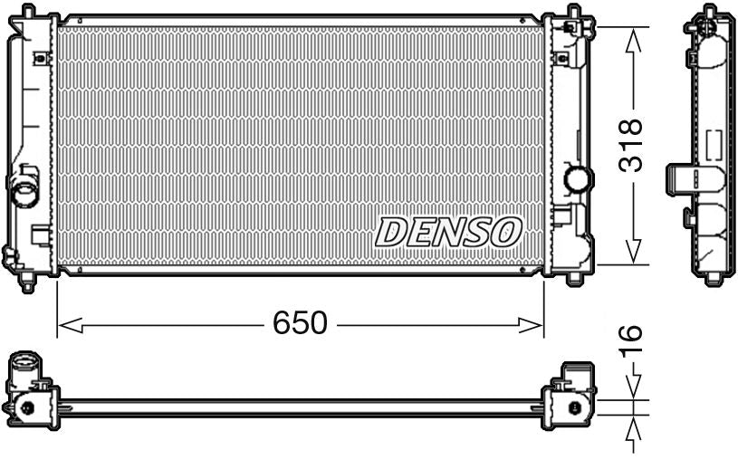 Denso Radiator DRM50081