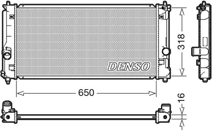 Denso Radiator DRM50081