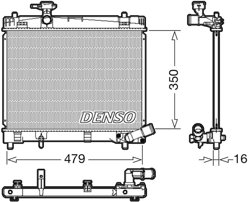 Denso Radiator DRM50086