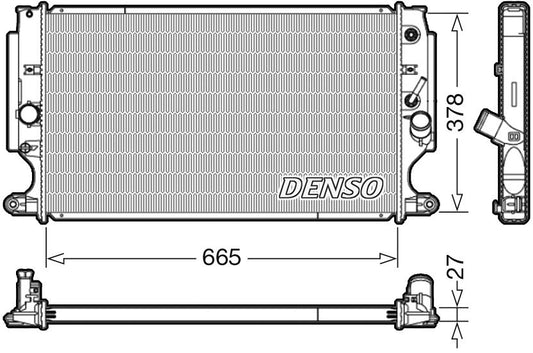 Denso Radiator DRM50088