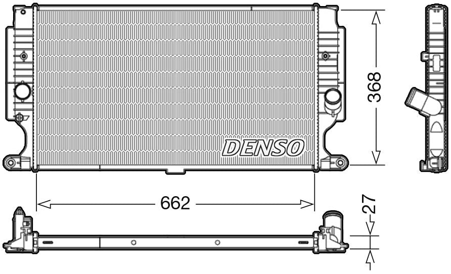 Denso Radiator DRM50090