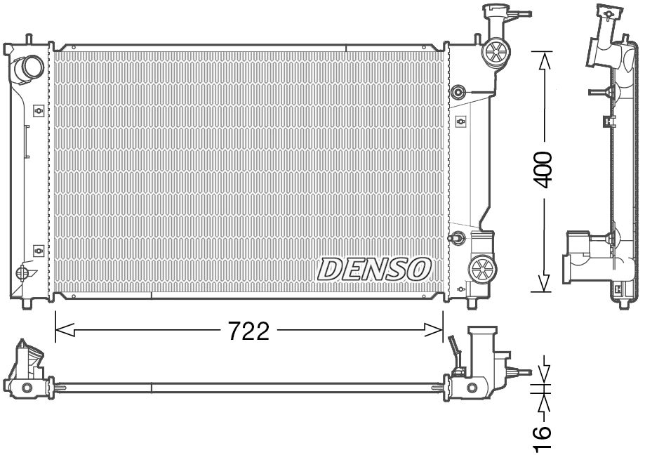 Denso Radiator DRM50098