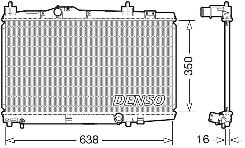 Denso Radiator DRM50105
