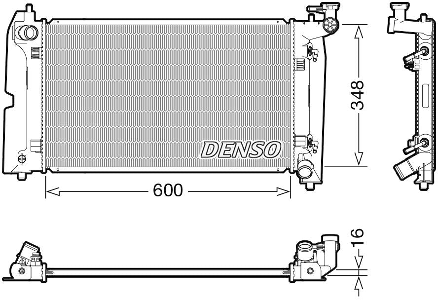 Denso Radiator DRM50111