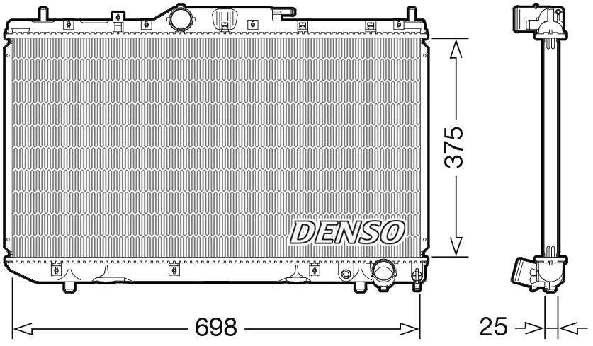 Denso Radiator DRM50114