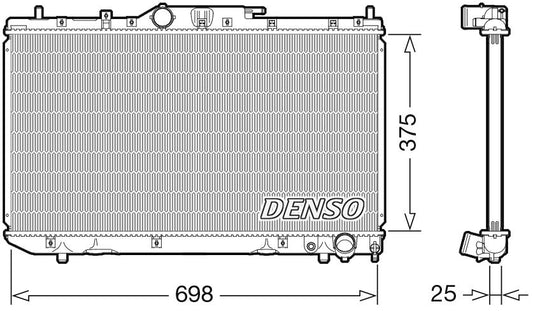 Denso Radiator DRM50114