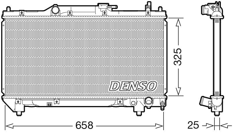 Denso Radiator DRM50115