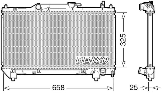 Denso Radiator DRM50115