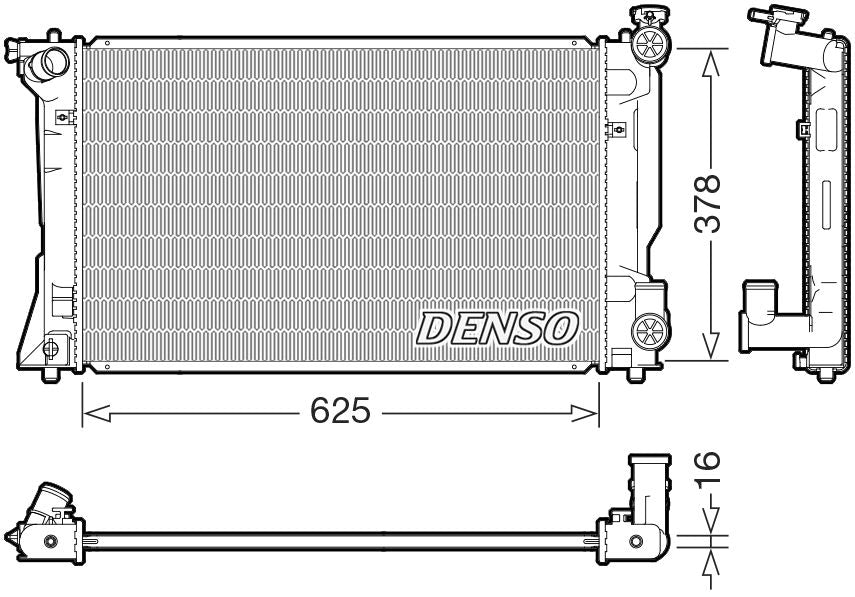 Denso Radiator DRM50118