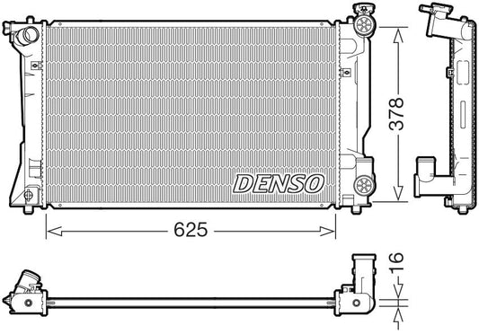 Denso Radiator DRM50118