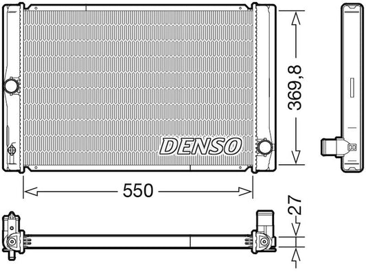 Denso Radiator DRM50123