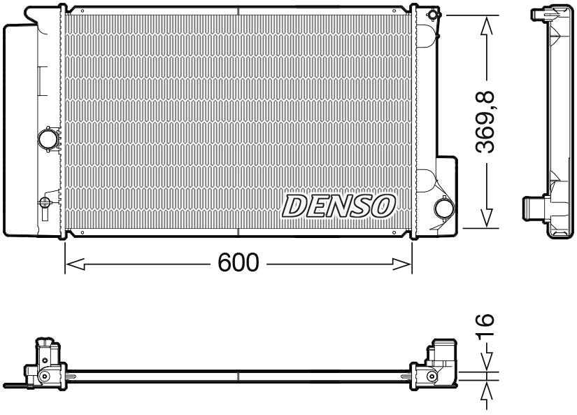 Denso Radiator DRM50126