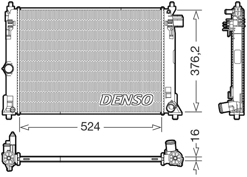 Denso Radiator DRM50130
