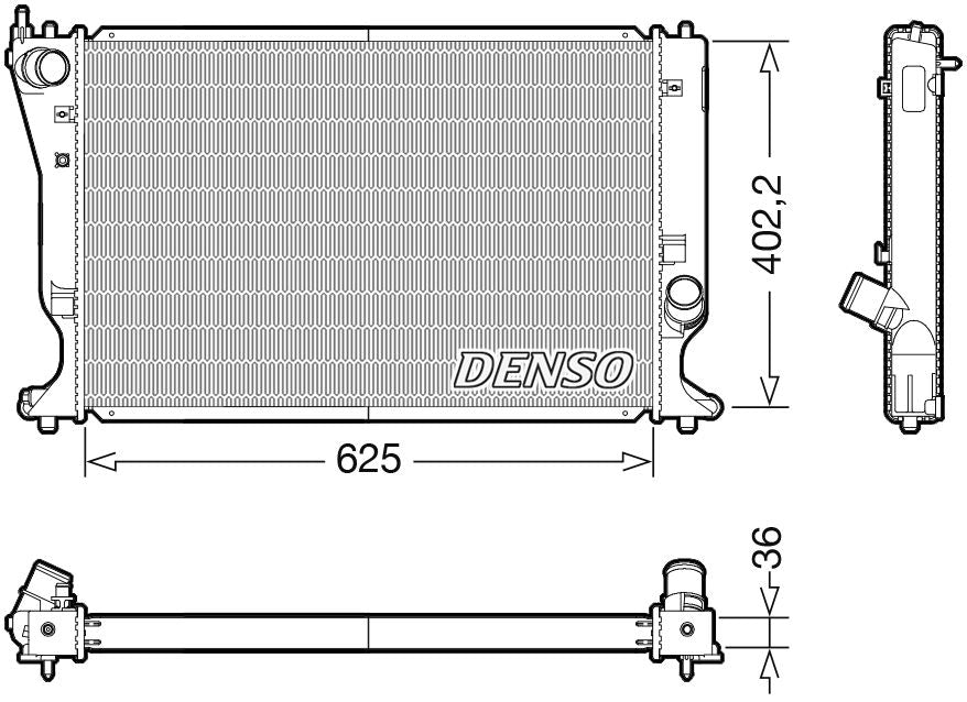 Denso Radiator DRM50132