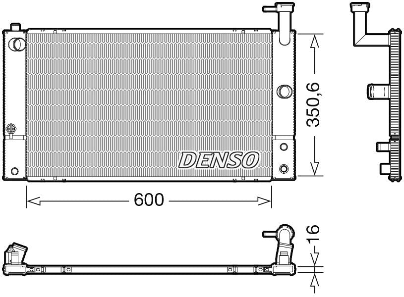 Denso Radiator DRM50133