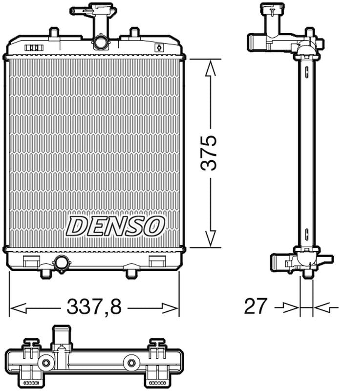 Denso Radiator DRM50134