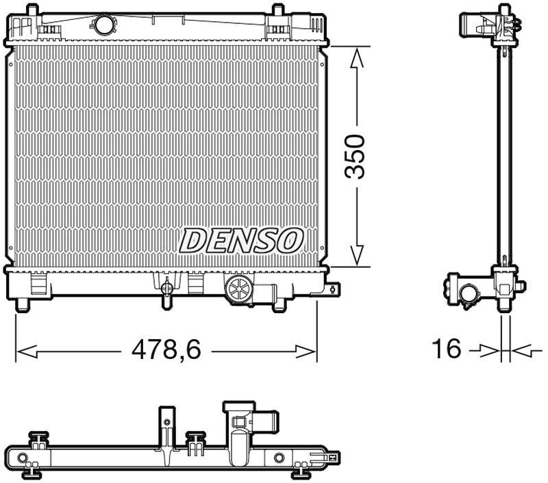 Denso Radiator DRM50137