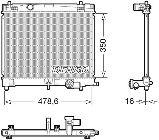 Denso Radiator DRM50137