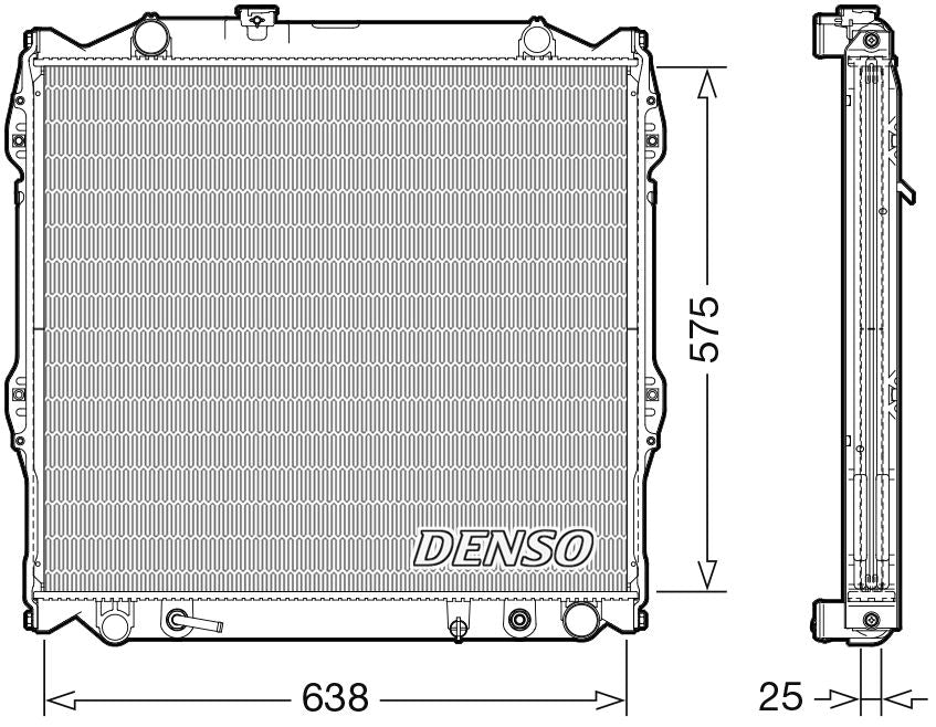 Denso Radiator DRM50138