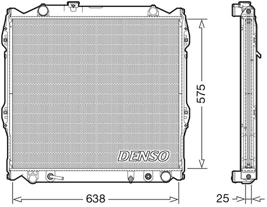 Denso Radiator DRM50138