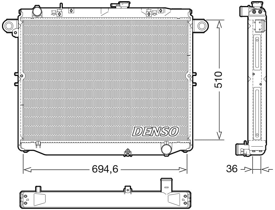 Denso Radiator DRM50139