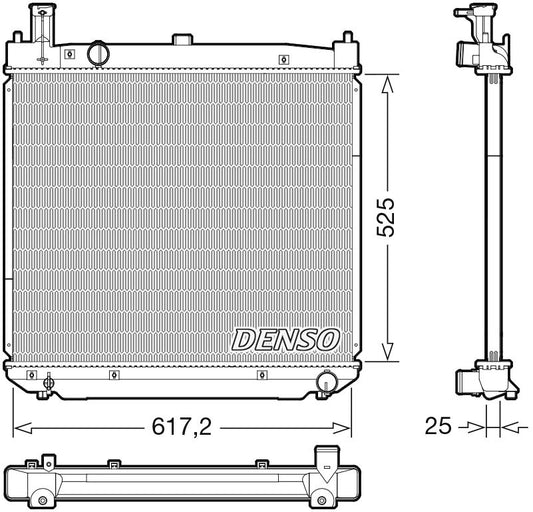 Denso Radiator DRM50141
