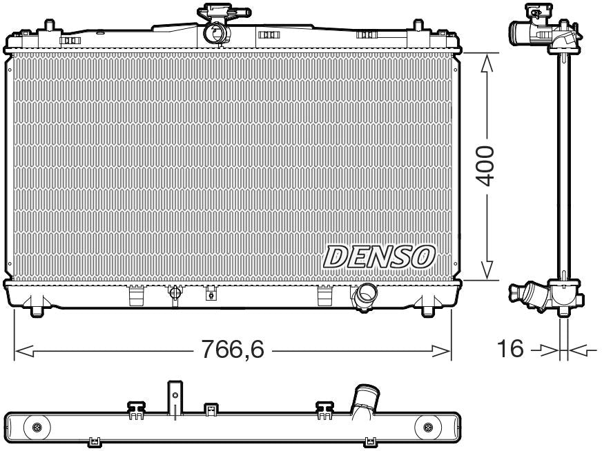 Denso Radiator DRM50144