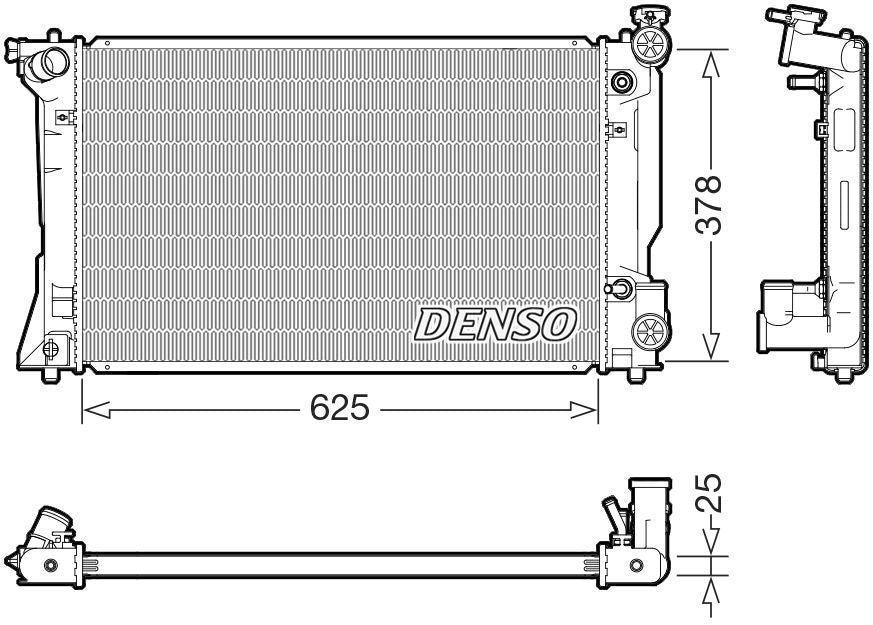 Denso Radiator DRM50145