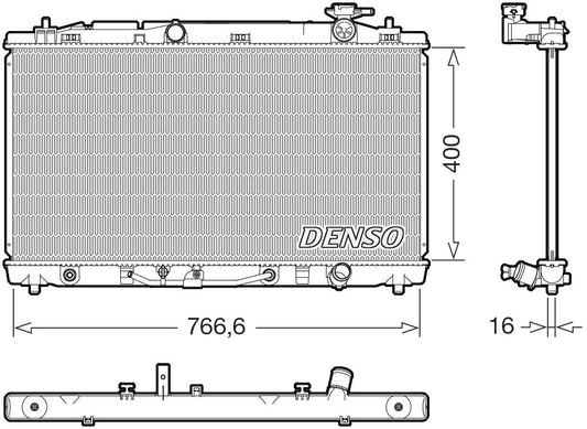 Denso Radiator DRM50146